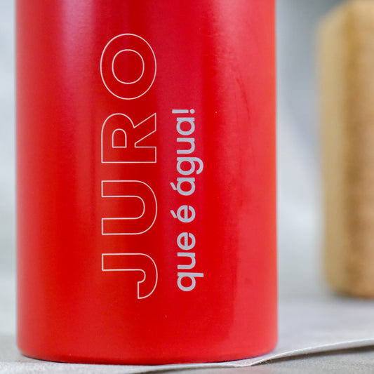 Garrafa em Alumínio - Vermelha